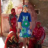 Evelyn Petal Cape Dress