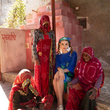 Evelyn Petal Cape Dress