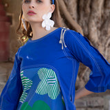 Evelyn Petal Cape Dress