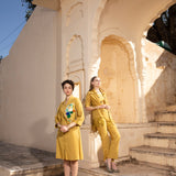 Lavinia Mustard Dress