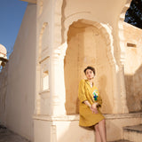 Lavinia Mustard Dress