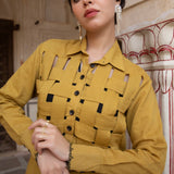 Honeycomb Grid Shirt