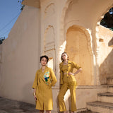 Lavinia Mustard Dress