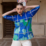 Floral Grid Shirt