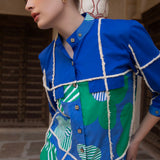 Floral Grid Shirt