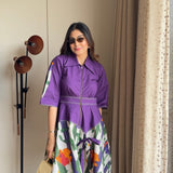 Bloom dress- purple