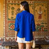 Indigo Bloom Shirt