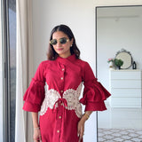 Ruby Crocia Belt Dress