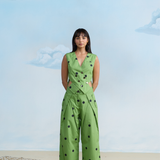 Olive Muse Vest & Pants Set