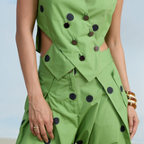 Olive Muse Vest & Pants Set
